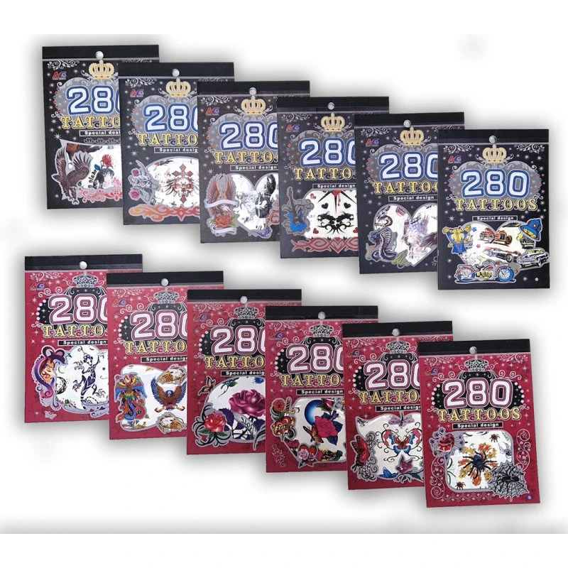 Tattoos 280 stk – Farverige børnetatoveringer