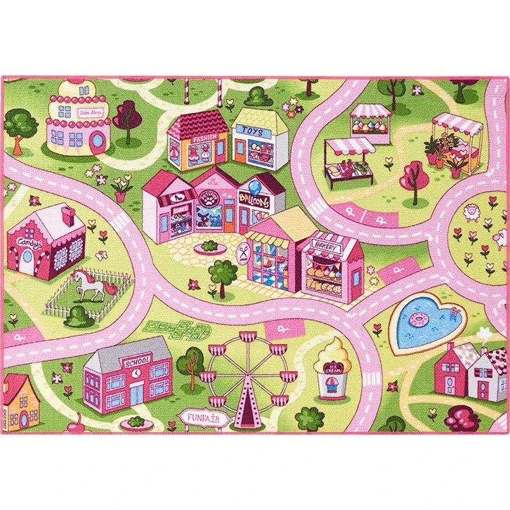 Rebel Roads Legetæppe - Pink Tivoli 95 x 133 cm