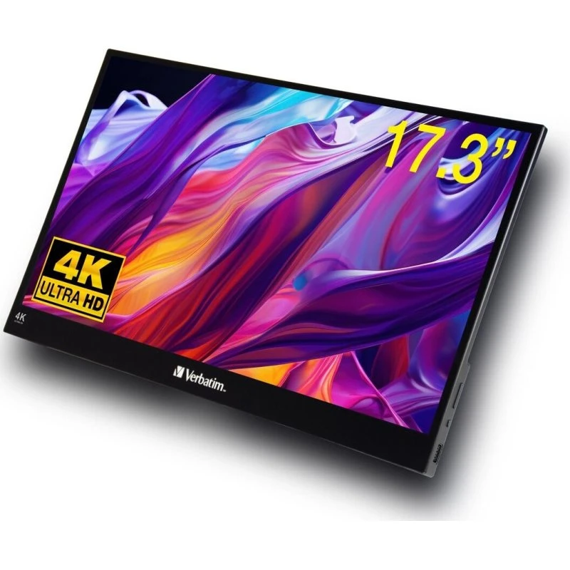 Verbatim PMT-17-4K 17,3" 4K IPS bærbar touchskærm