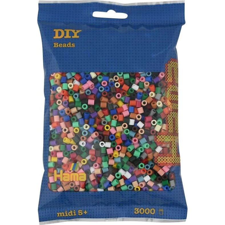 Hama Midi Perler Mix 67 - 3.000 stk