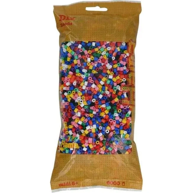 Hama Midi Perler 6000 stk - Farvemix