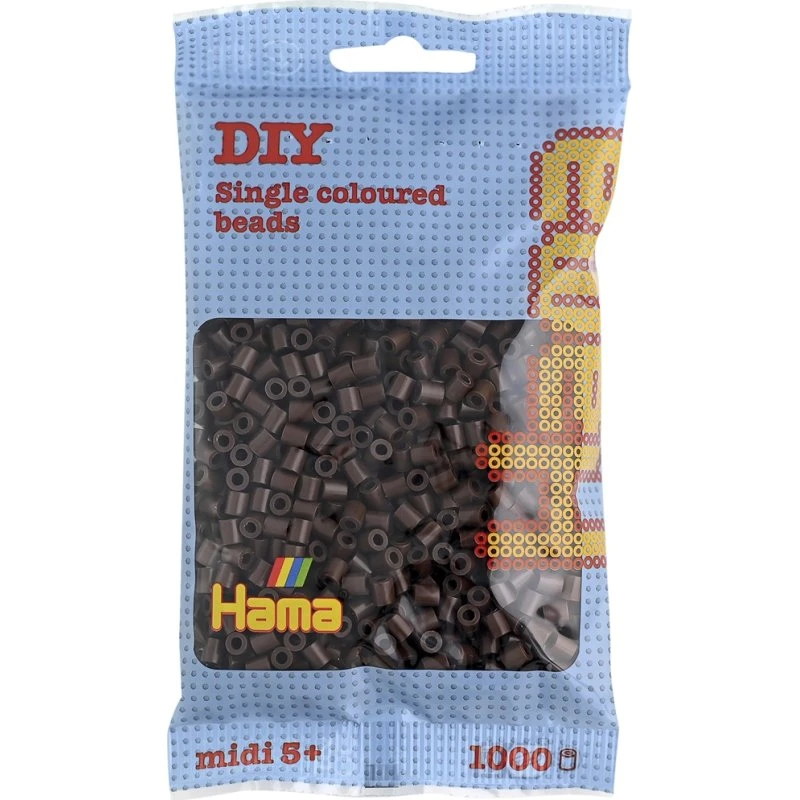 Hama Midi Perler 1000 stk - Brun (12)