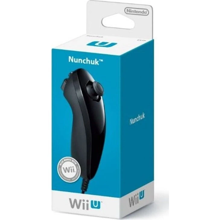 Nintendo Nunchuck Sort (kablet) – til Wii/Wii U