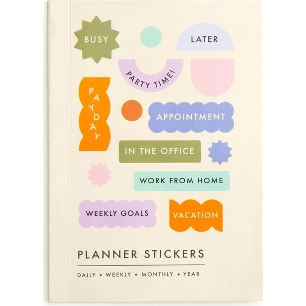 Kikkerland Planner Stickers – Over 800 kalenderklistermærker