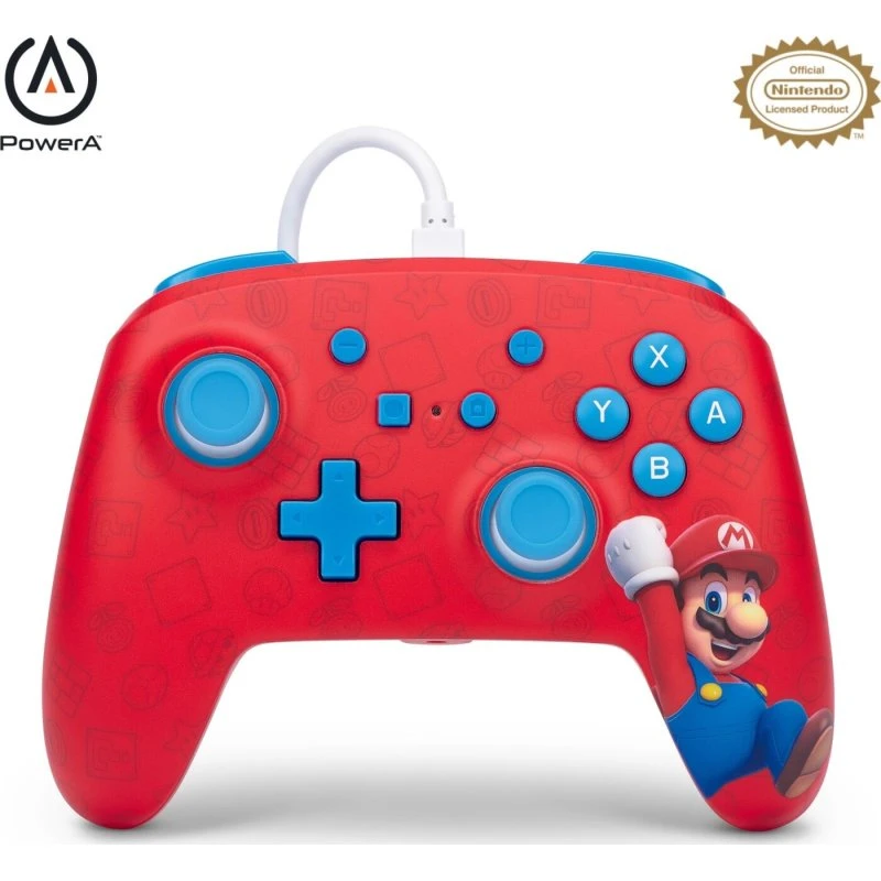 PowerA Enhanced kablet controller til Nintendo Switch – Mario