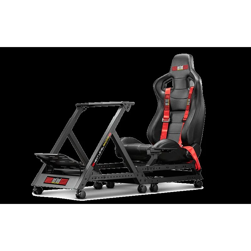 Next Level Racing GTtrack Racersæde Sort/Rød
