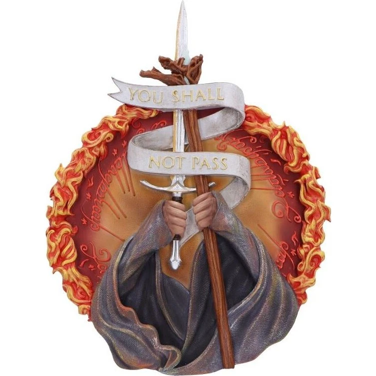 Nemesis Now – Lord of the Rings 'You Shall Not Pass' vægplade 30,4 cm