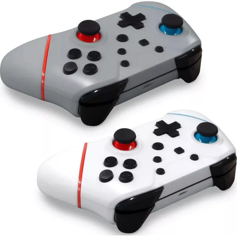 Hyperkin NuChamp (2-pack) trådløs controller til Nintendo Switch, hvid/sølv