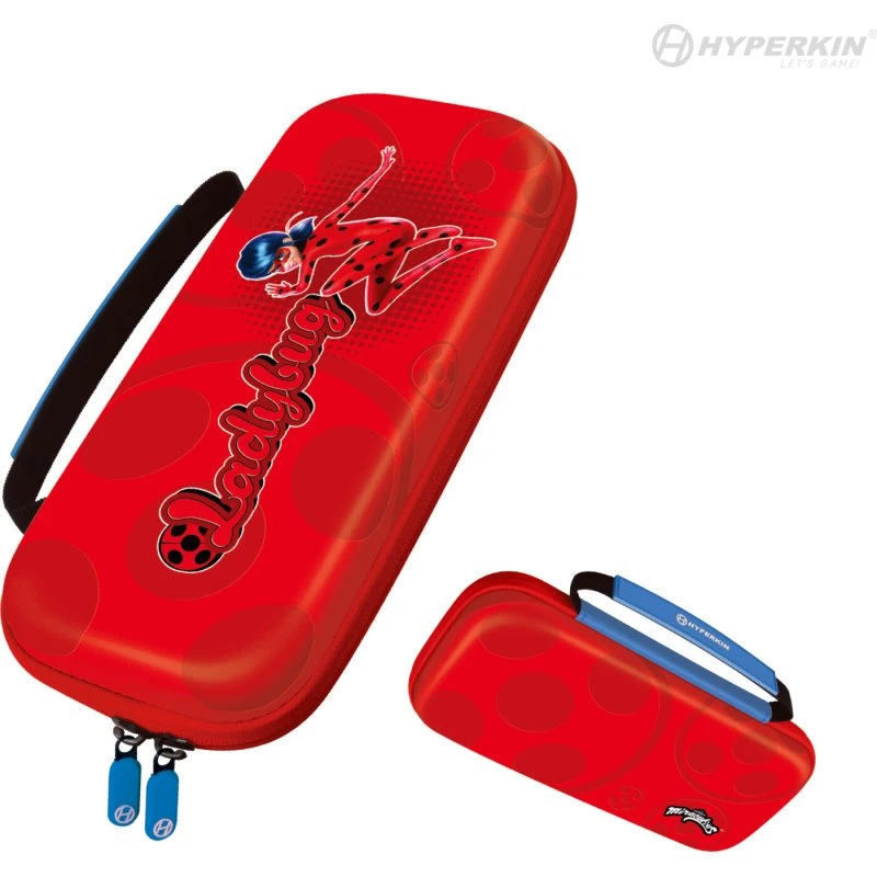 Hyperkin Miraculous EVA hard shell etui til Nintendo Switch (Ladybug)