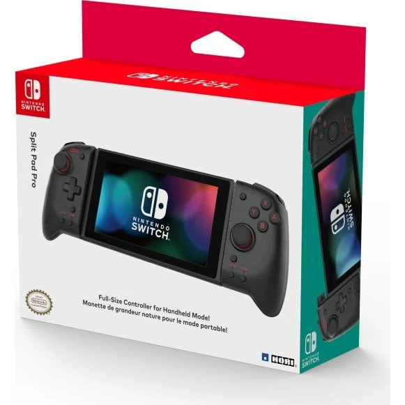 HORI Split Pad Pro – Sort (til Nintendo Switch / OLED)