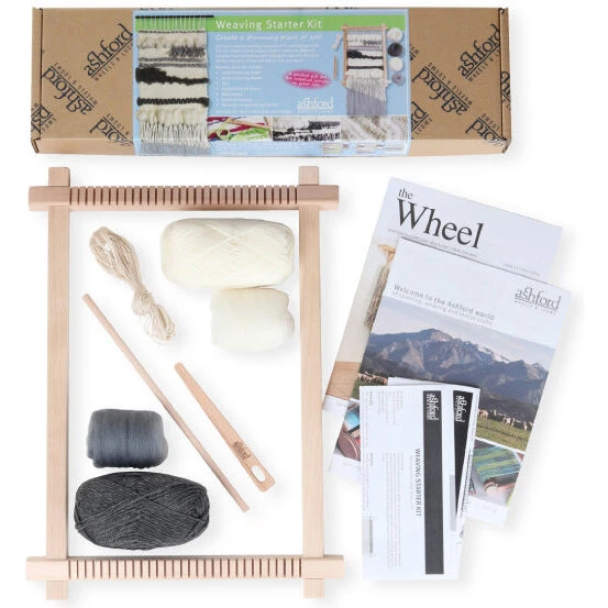 Ashford Tæppevæve-kit – Startpakke til vægophæng 24×36 cm