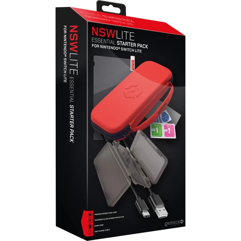 Gioteck Nintendo Switch Lite Essential Starter Pack – 4 dele