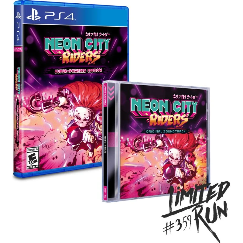Neon City Riders – Super-Powered Edition (Limited Run #359) – PS4