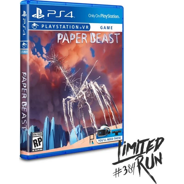 Limited Run Paper Beast #384 (PS4, import)