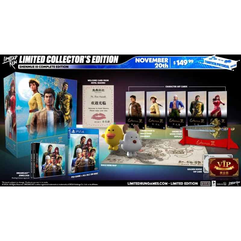 Shenmue III Complete Edition – Collector's Edition (PS4, import)