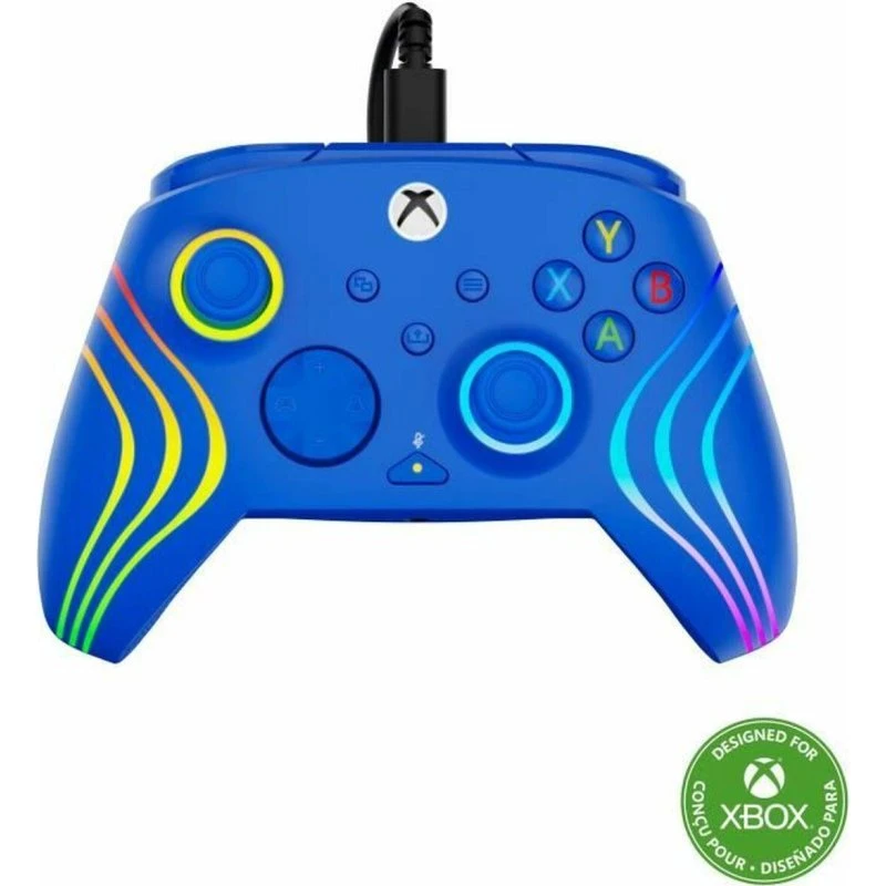 Turtle Beach Afterglow Wave kablet controller til Xbox – Blå (RGB)