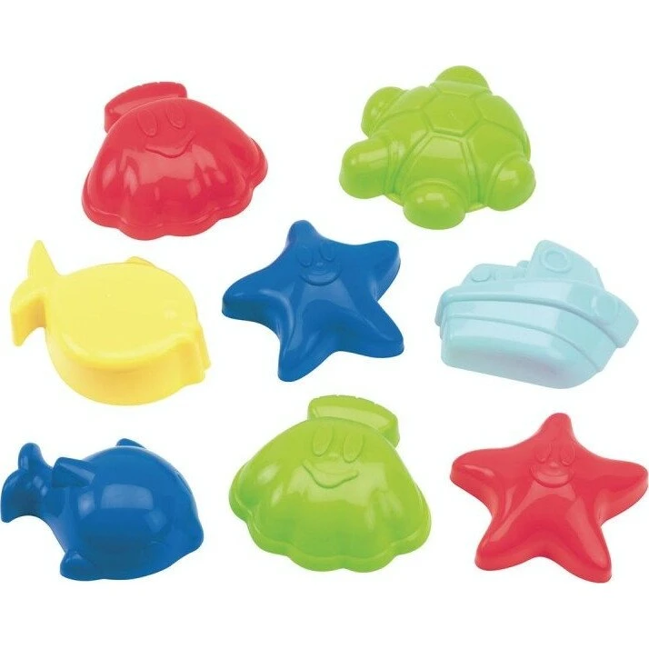 Ecoiffier Sandforme i net, 8 stk.