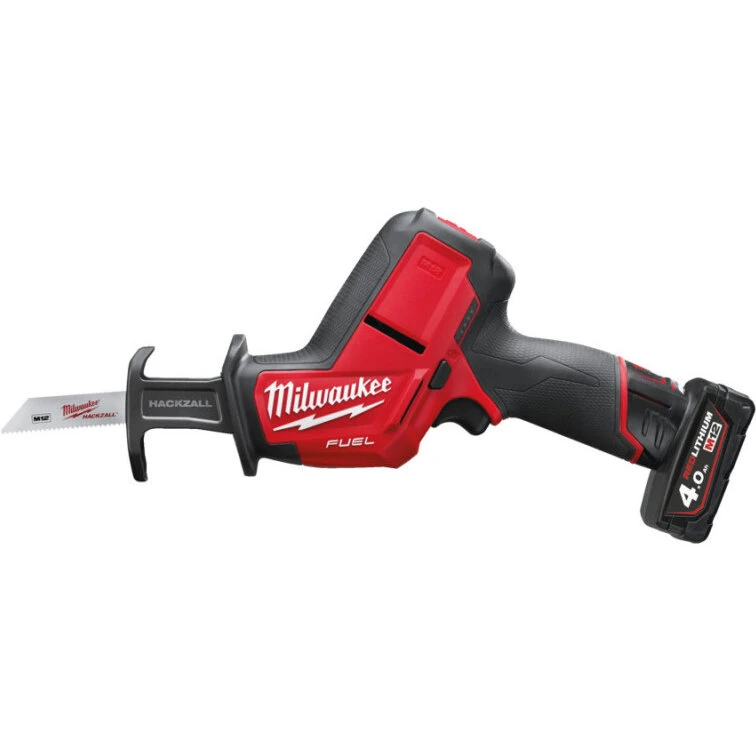 Milwaukee M12 CHZ-402C bajonetsav med batteri og oplader