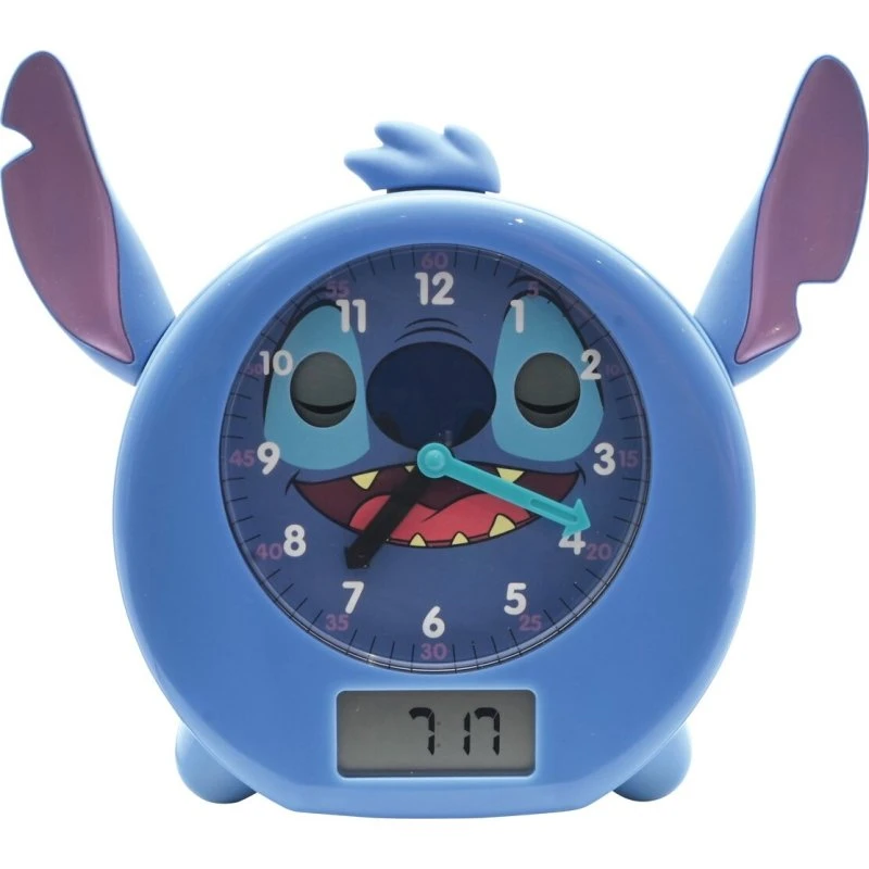 Disney Stitch Sovetræner Vækkeur med Lys og 18 Melodier