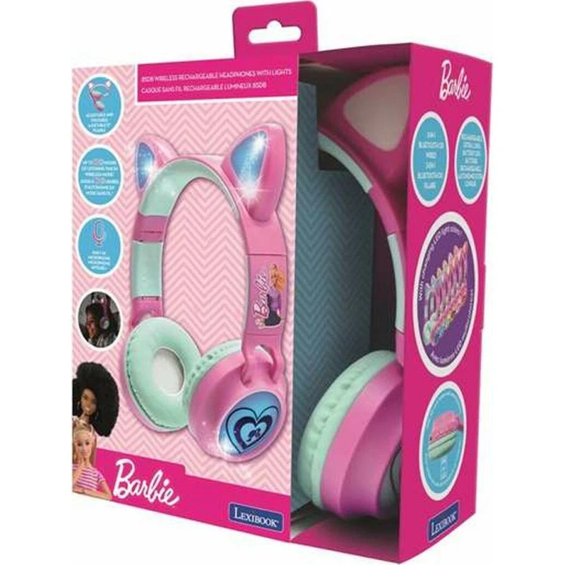 Barbie Cat-ears trådløse hovedtelefoner med lys