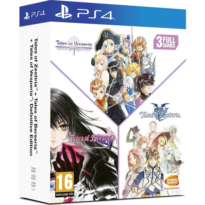 Tales Compilation: Vesperia, Berseria & Zestiria - PS4