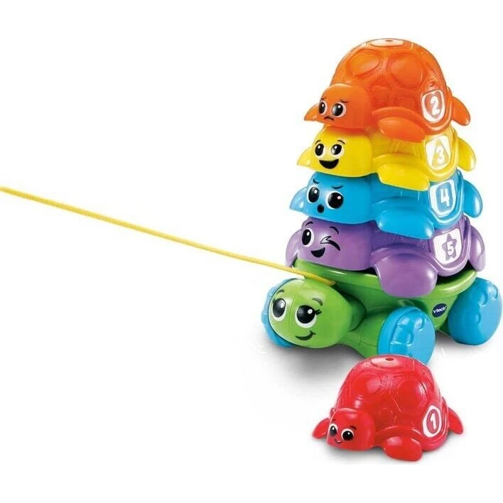 VTech Stabelskildpadde med 5 farverige skildpadder