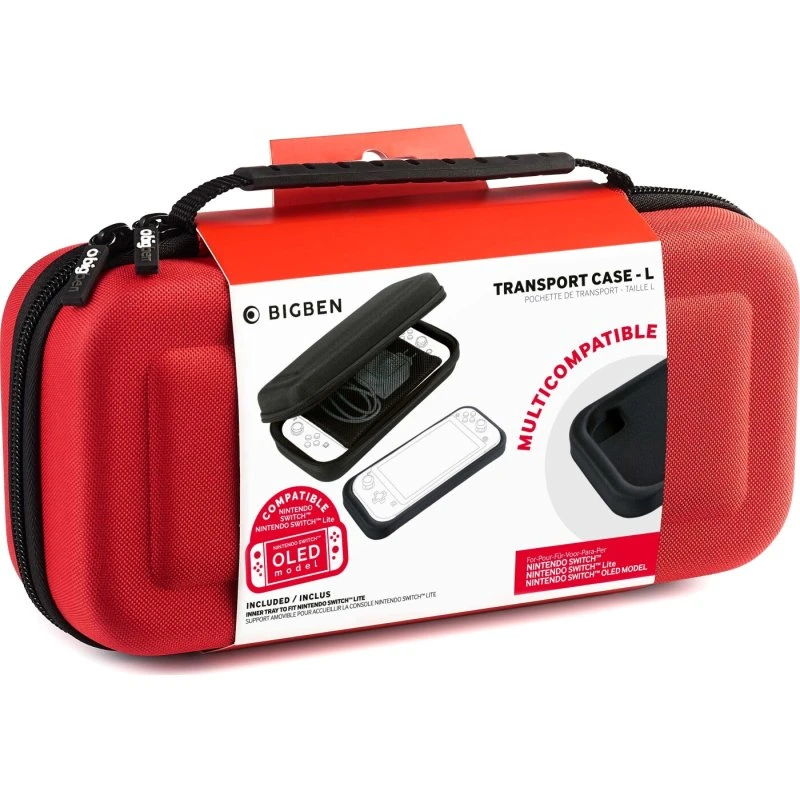 NACON Classic XL rød taske til Nintendo Switch, OLED & Lite