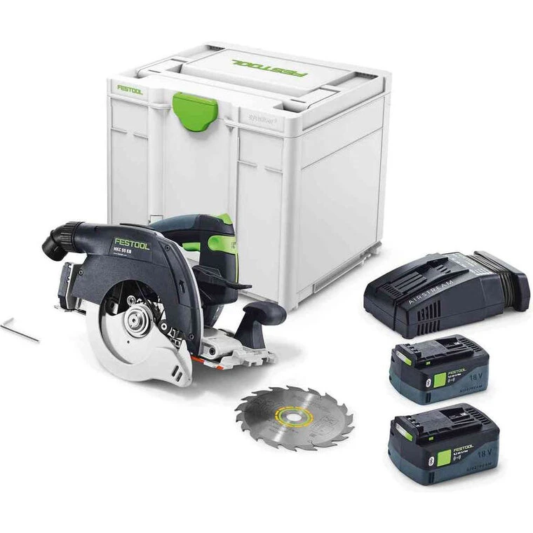 Festool HKC 55 5,0 EBI-Plus-SCA akku rundsav (inkl. lader)