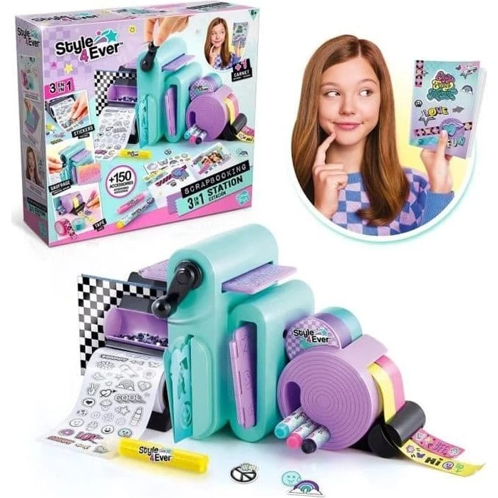 Canal Toys Style 4 Ever 3-i-1 Scrapbooking Studio OFG275 (Hvid)