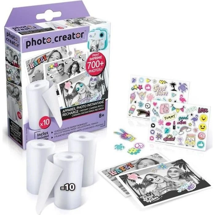 Canal Toys Photo Creator refill 10 ruller hvid – til 700+ fotos