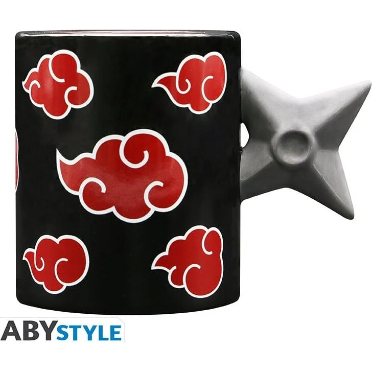 ABYstyle Naruto Shippuden 3D-hank krus – Akatsuki Shuriken 460 ml
