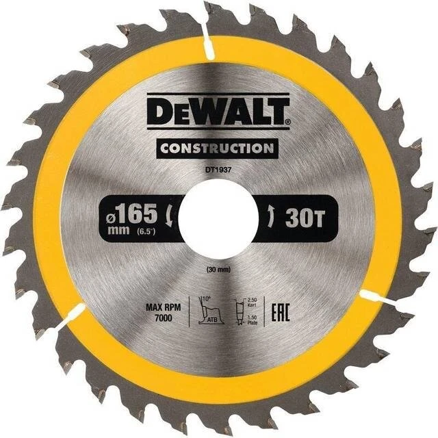 Dewalt DT1937-QZ rundsavsklinge 165 x 30 mm, 30T