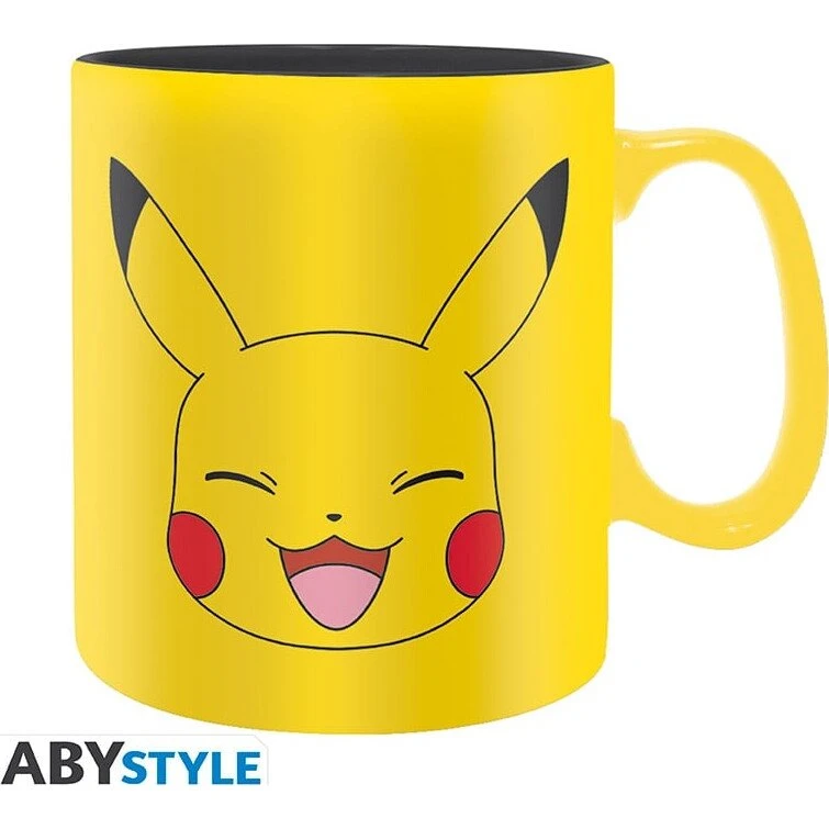 ABYstyle Pikachu Krus 460 ml - Gul (Pikachu Ansigt)