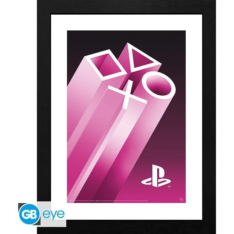 ABYstyle PlayStation indrammet print Edge of Space