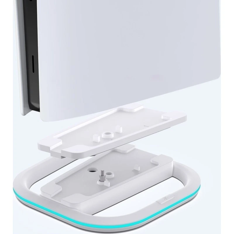 Subsonic SA5686 LED-stand til PS5/PS5 Slim – Hvid