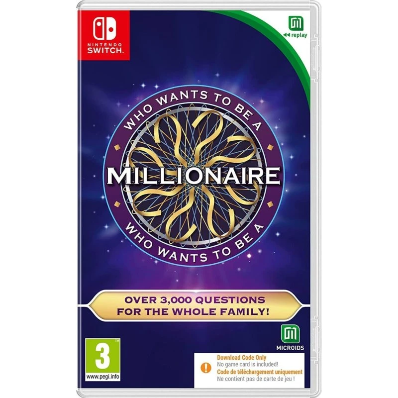 Who Wants to Be a Millionaire? – Nintendo Switch (Kode i boks)