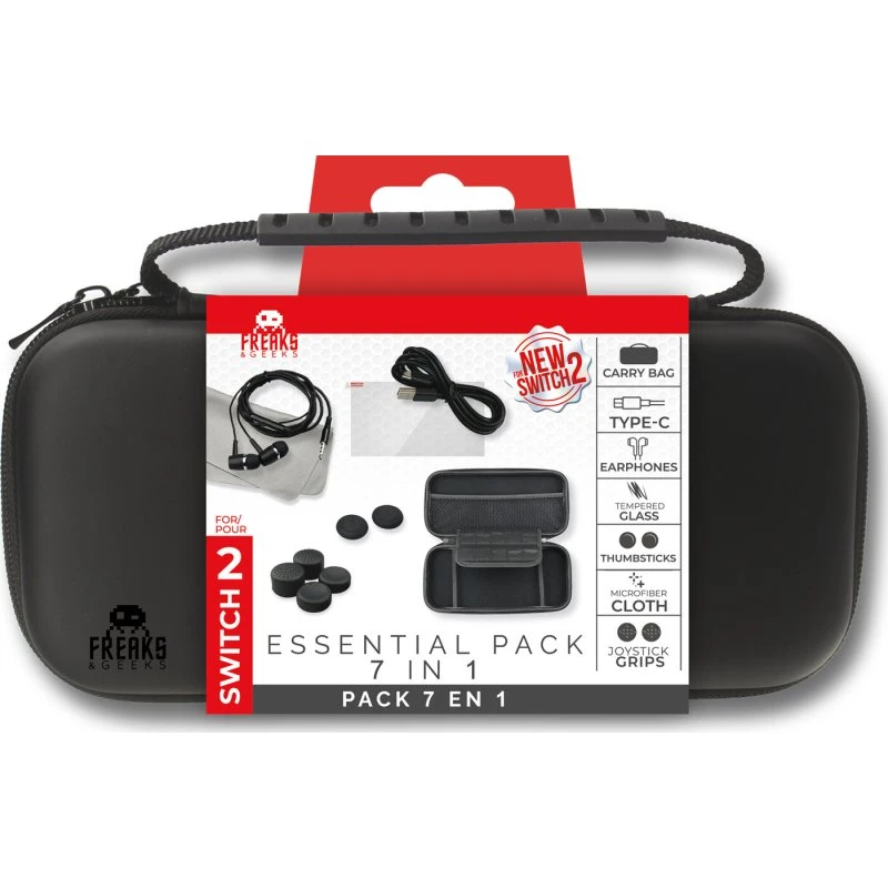 Freaks And Geeks 7-i-1 Carry Bag Kit til Nintendo Switch 2