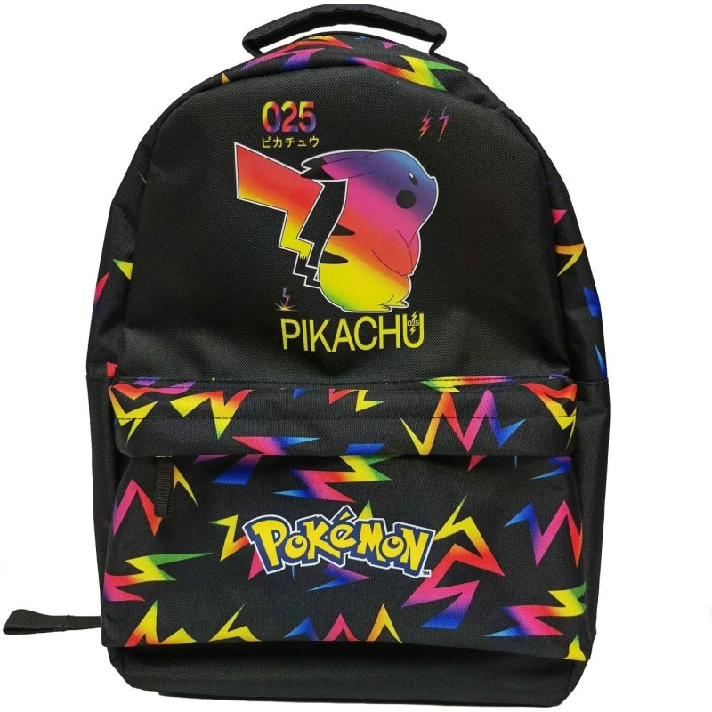 Pokémon Neon Rygsæk Pikachu 15 L - Sort