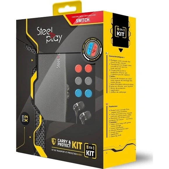 Steelplay Carry & Protect Kit 11-i-1 til Nintendo Switch