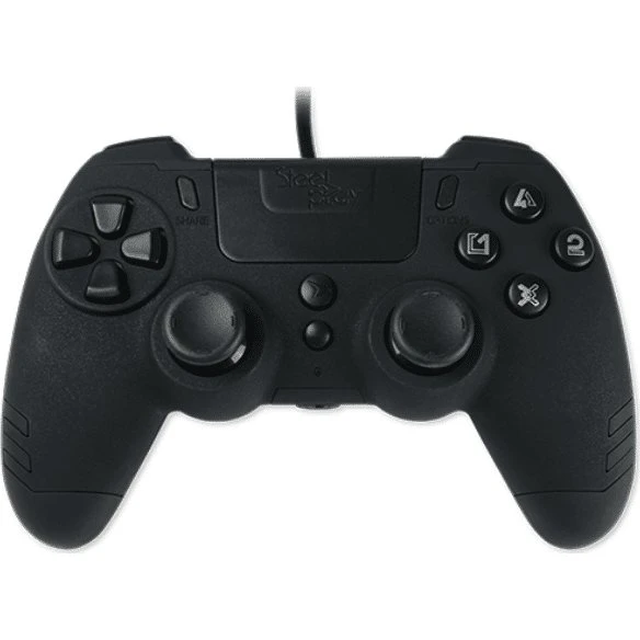 Lexip MetalTech kablet controller til PC & PS4, sort