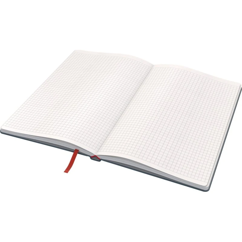 Leitz Cosy notesbog Soft Touch A5 kvadreret - Fløjlsgrå, 80 sider