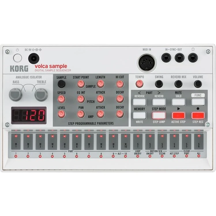 Korg Volca Sample 2nd Gen – digital sampler og sequencer