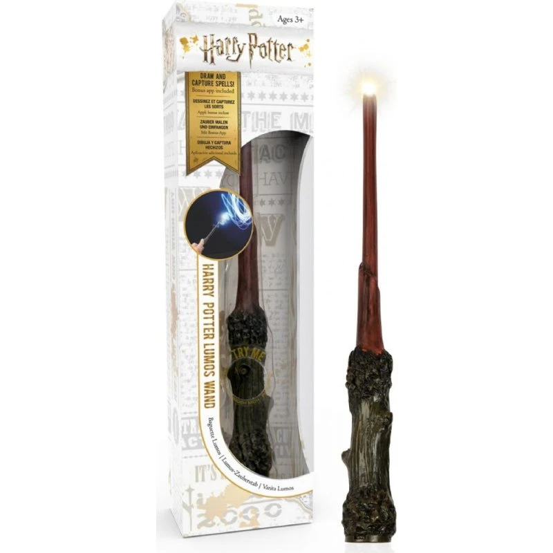 Harry Potter Lumos-stav 17 cm med LED