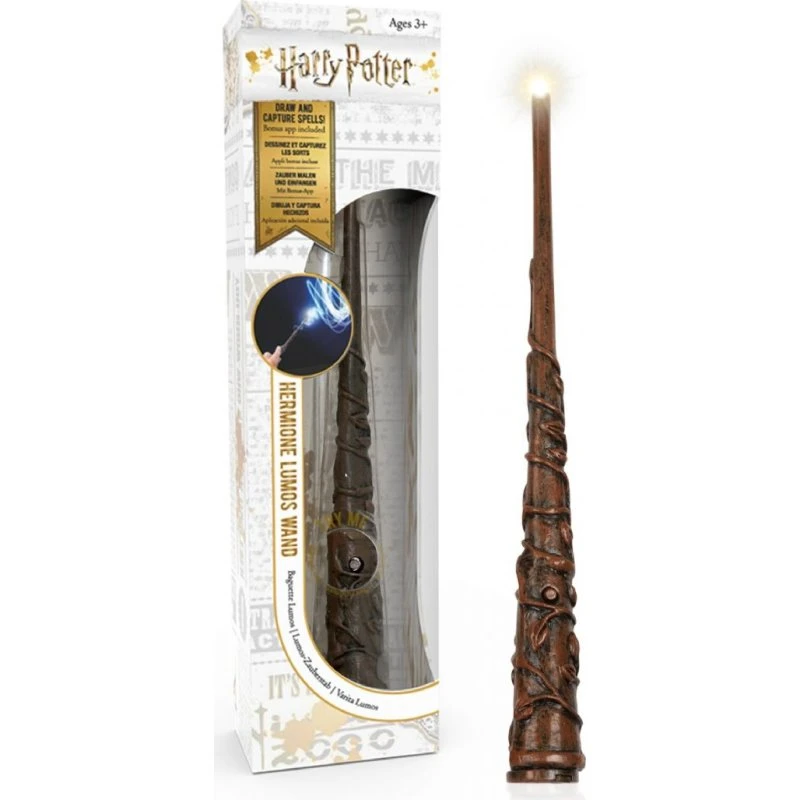 Harry Potter Hermione Lumos-stav 17 cm med LED