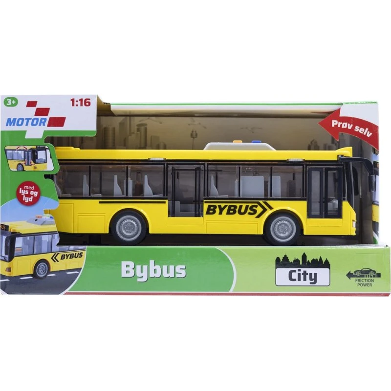 Bybus med lys og lyd 28,5 cm