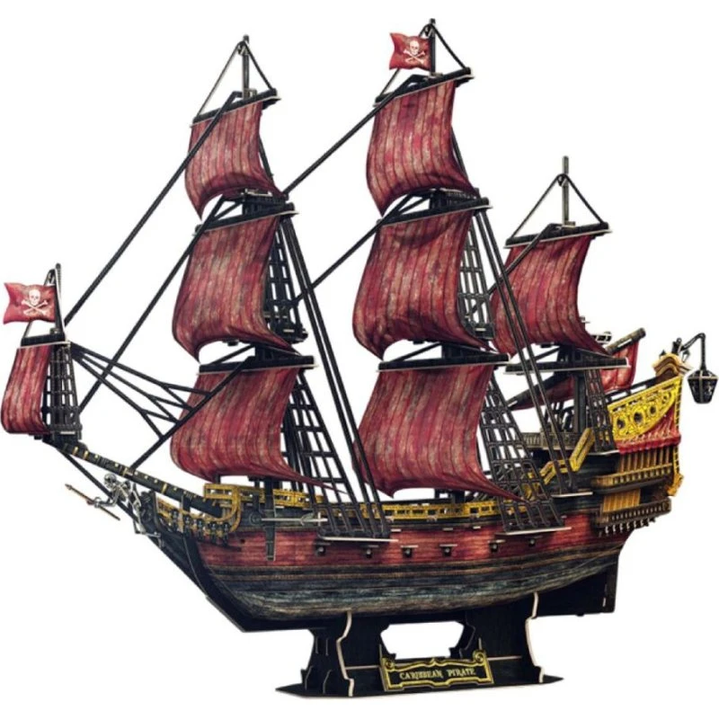 CubicFun 3D-puslespil - Queen Anne's Revenge, 391 dele