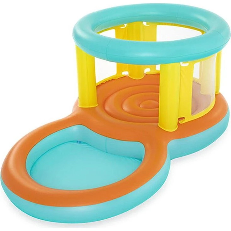 Bestway Jumptopia hoppeborg med børnepool 239×142×102 cm