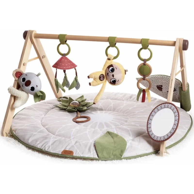 Tiny Love Boho Chic Luxe babygym med træbøjle, 20 aktiviteter