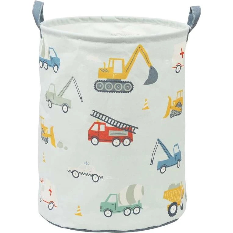 A Little Lovely Company Opbevaringskurv Vehicles 40x50x40 cm
