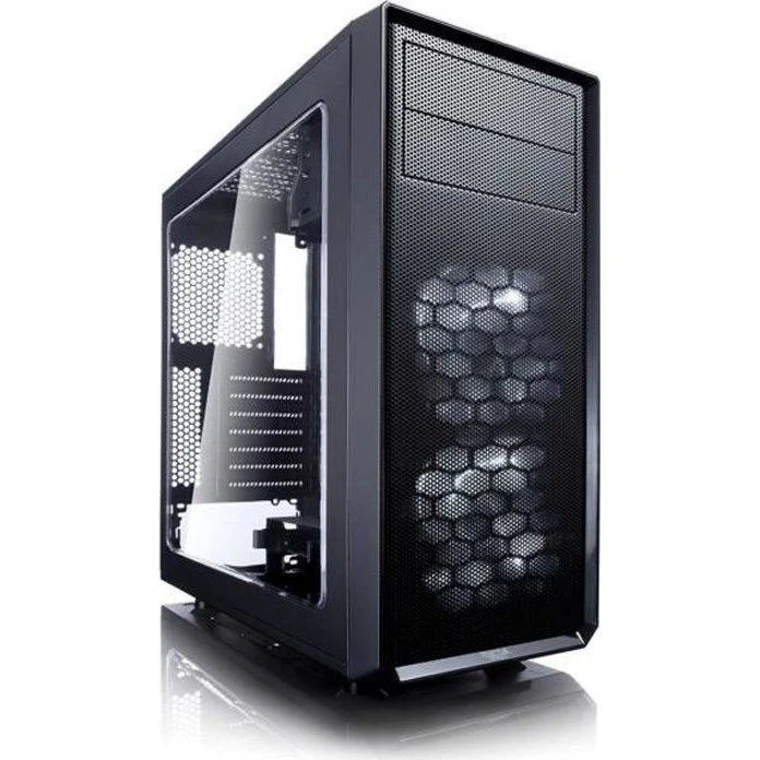 Fractal Design Focus G Miditower – Sort (Hærdet glas)